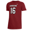 SOUTH CAROLINA GAMECOCKS GARNET #16 SELLERS YOUTH SHIRZEE