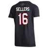 SOUTH CAROLINA GAMECOCKS BLACK #16 SELLERS YOUTH SHIRZEE