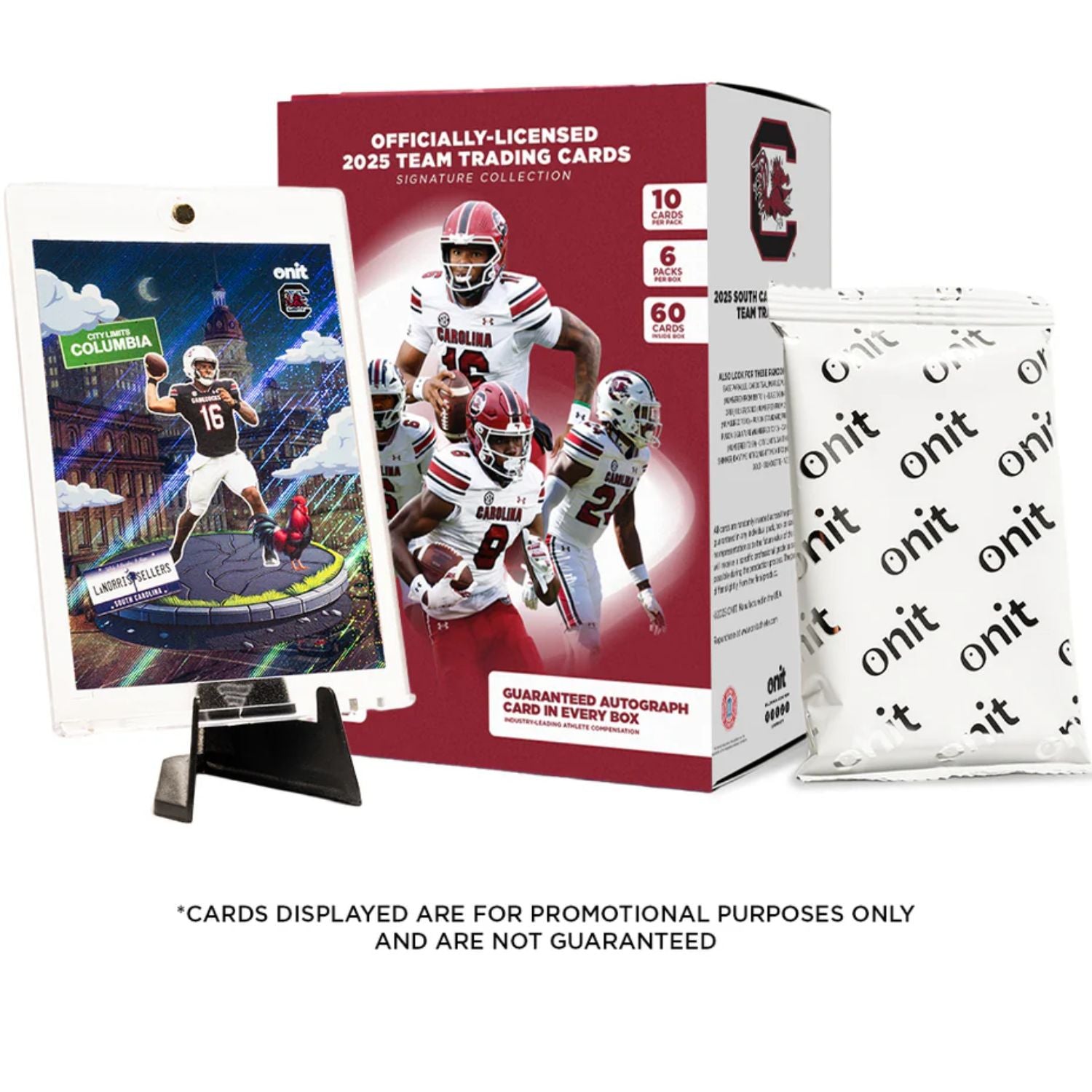 SOUTH CAROLINA GAMECOCKS 2025 FOOTBALL PLATINUM CARD BOX