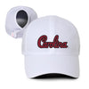 SOUTH CAROLINA GAMECOCKS WHITE SCRIPT CAROLINA LADIES PONYFLO HAT