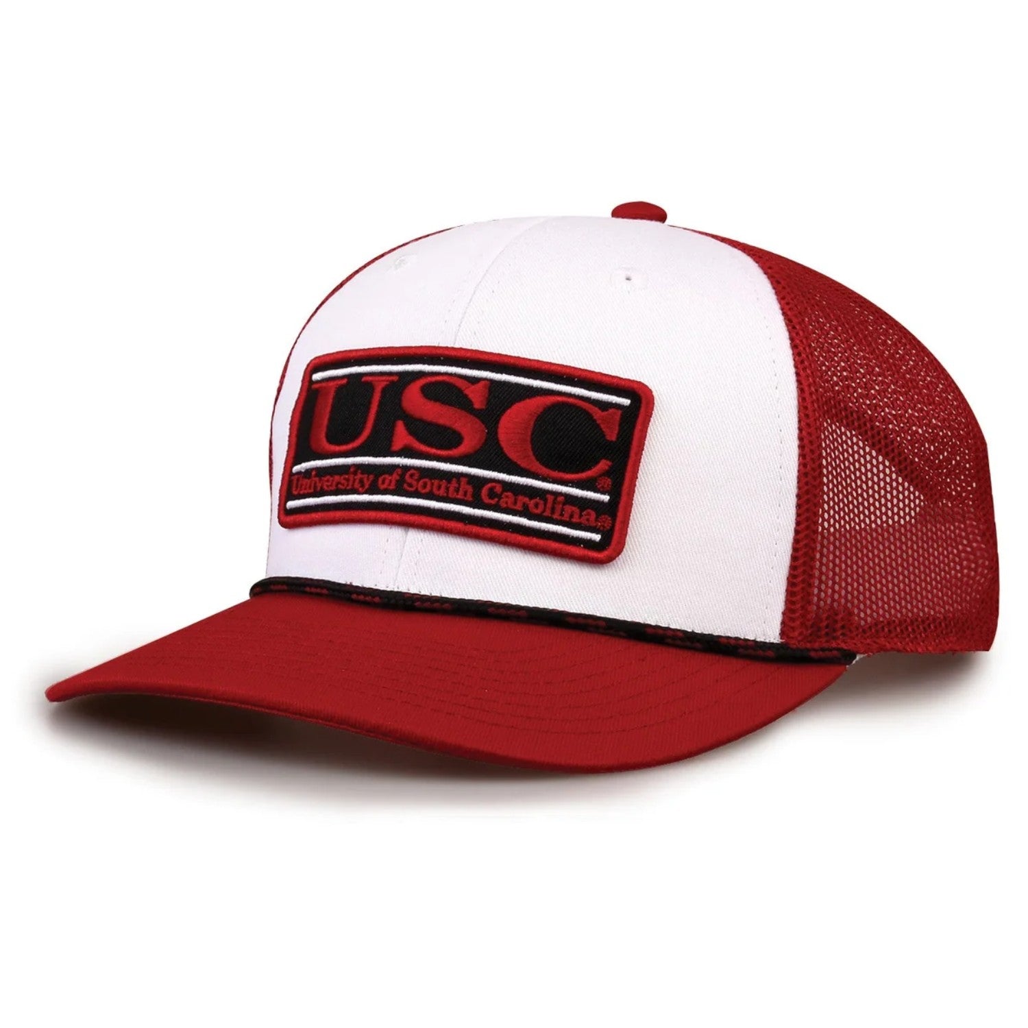 SOUTH CAROLINA GAMECOCKS GARNET AND WHITE USC ROPE TRUCKER