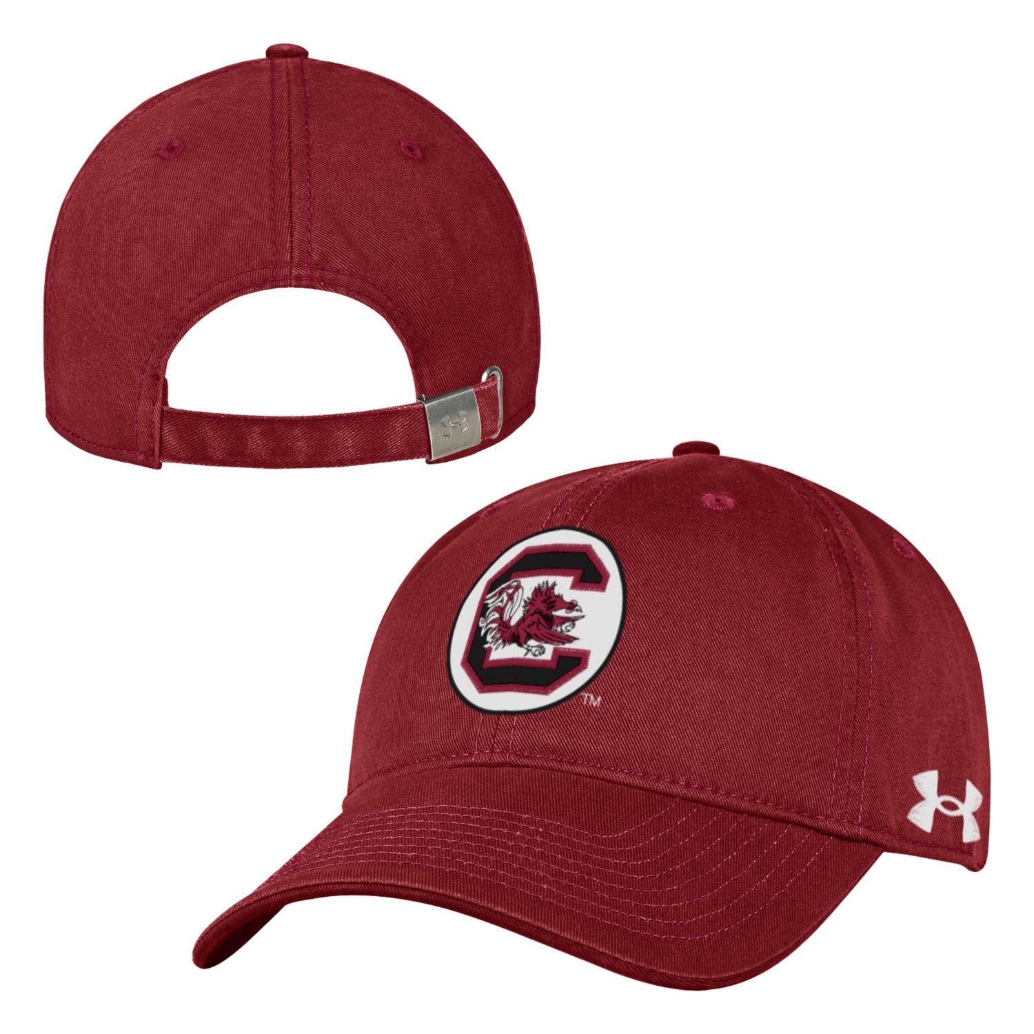 GARNET BLOCK C IN CIRCLE UNDER ARMOUR COTTON WASHED HAT