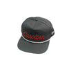 CHARCOAL CAROLINA SCRIPT GOLFER SNAPBACK