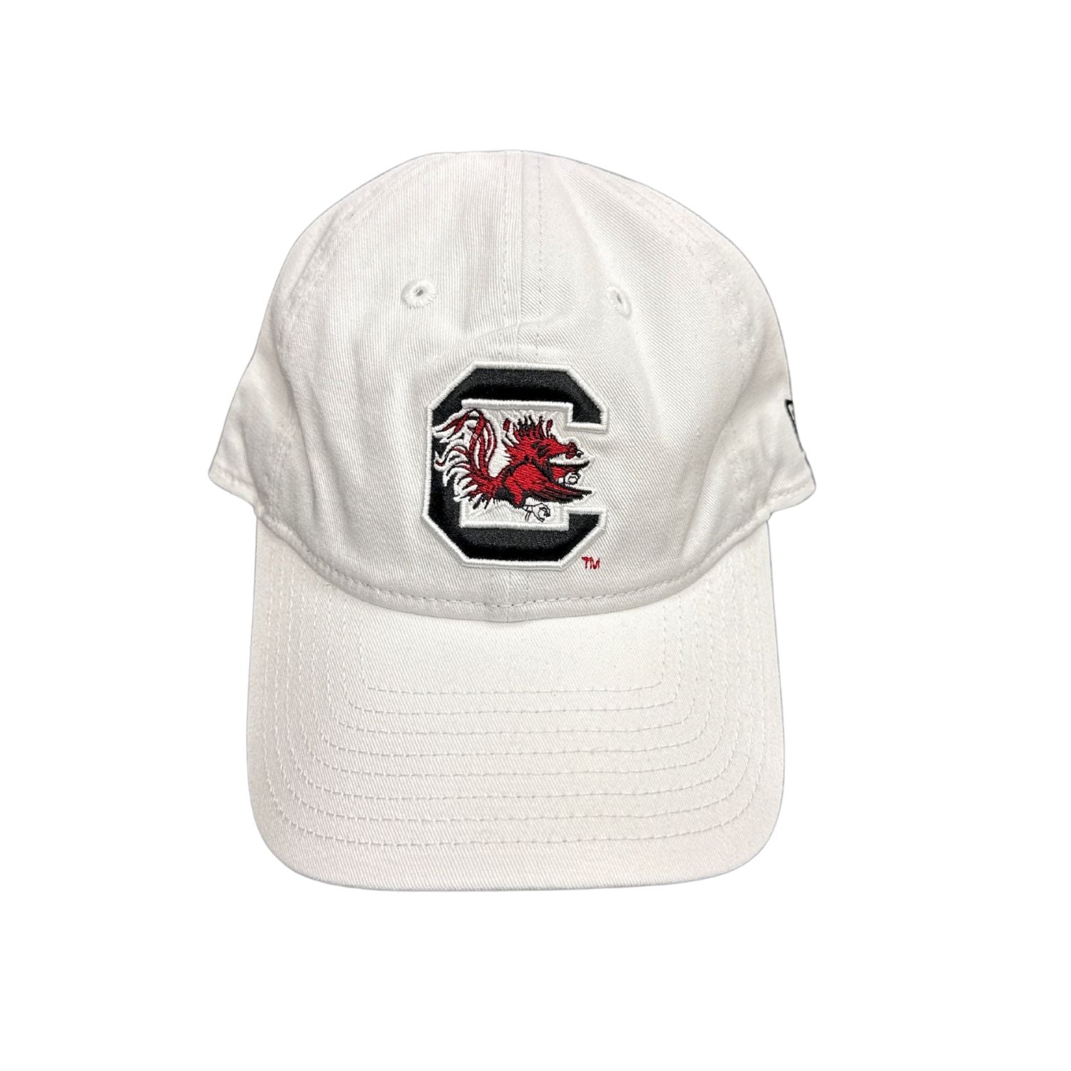 SOUTH CAROLINA GAMECOCKS WHITE C BLOCK HAT