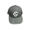 SOUTH CAROLINA GAMECOCKS BLACK WITH WHITE SC HAT