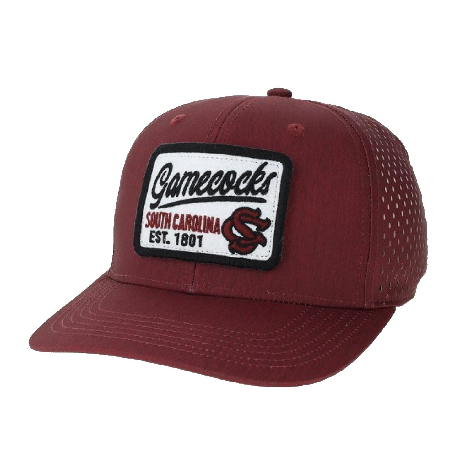 SOUTH CAROLINA GAMECOCKS PATCH GARNET TRUCKER