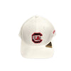 SOUTH CAROLINA GAMECOCKS WHITE C BLOCK HAT