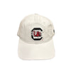SOUTH CAROLINA GAMECOCKS WHITE C BLOCK HAT
