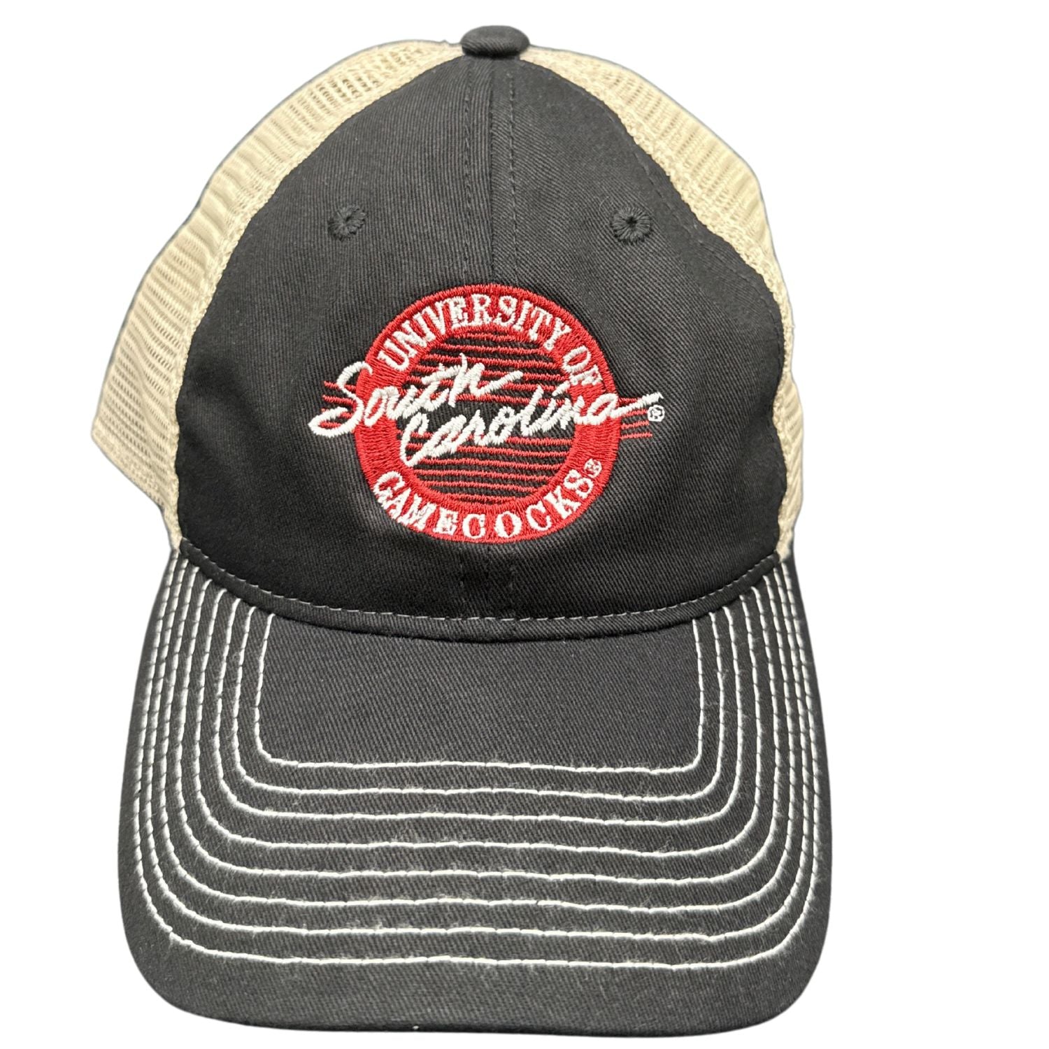 SOUTH CAROLINA GAMECOCKS BLACK SC CIRCLE HAT