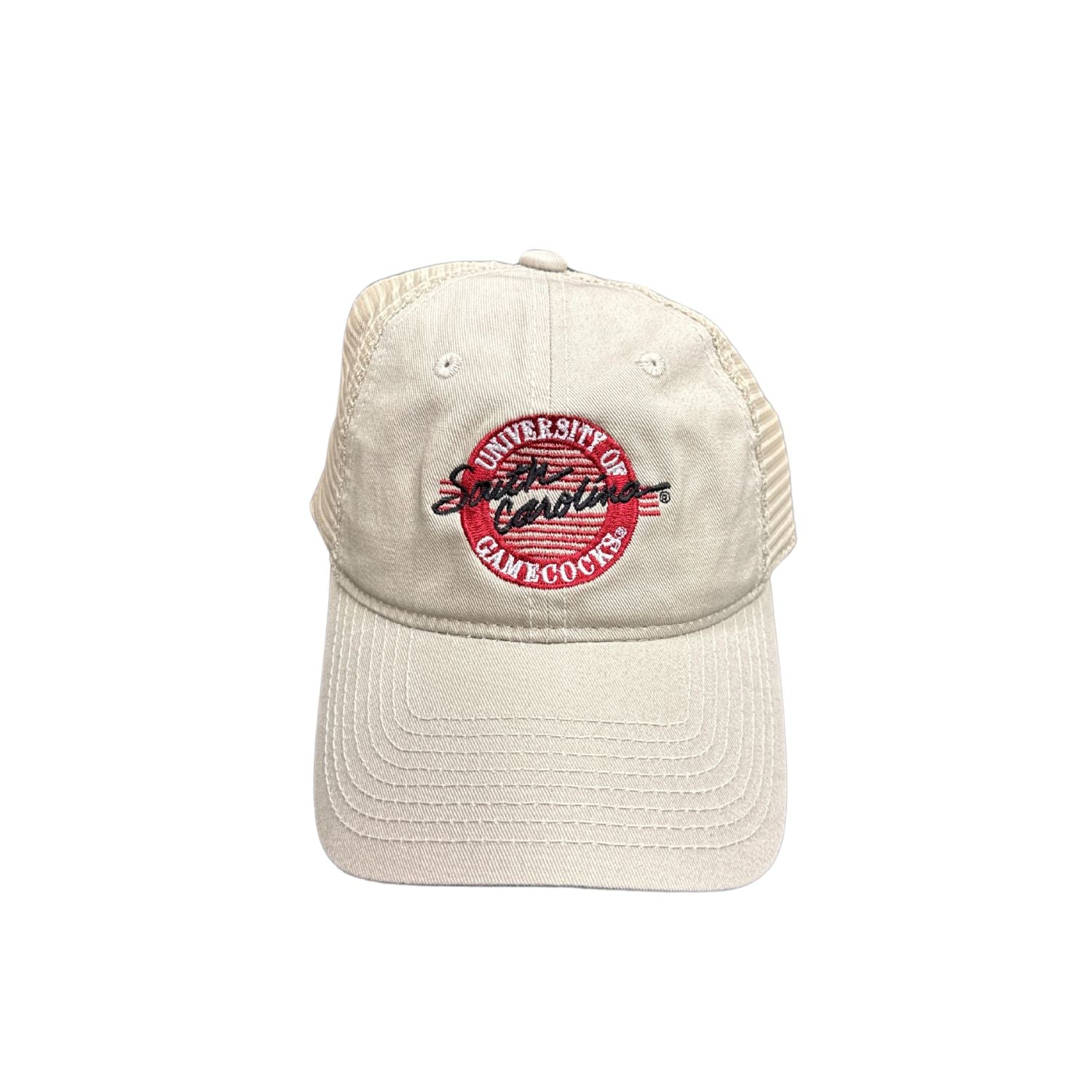 SOUTH CAROLINA GAMECOCKS KHAKI SC CIRCLE HAT