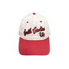 SOUTH CAROLINA GAMECOCKS WHITE AND GARNET SC HAT