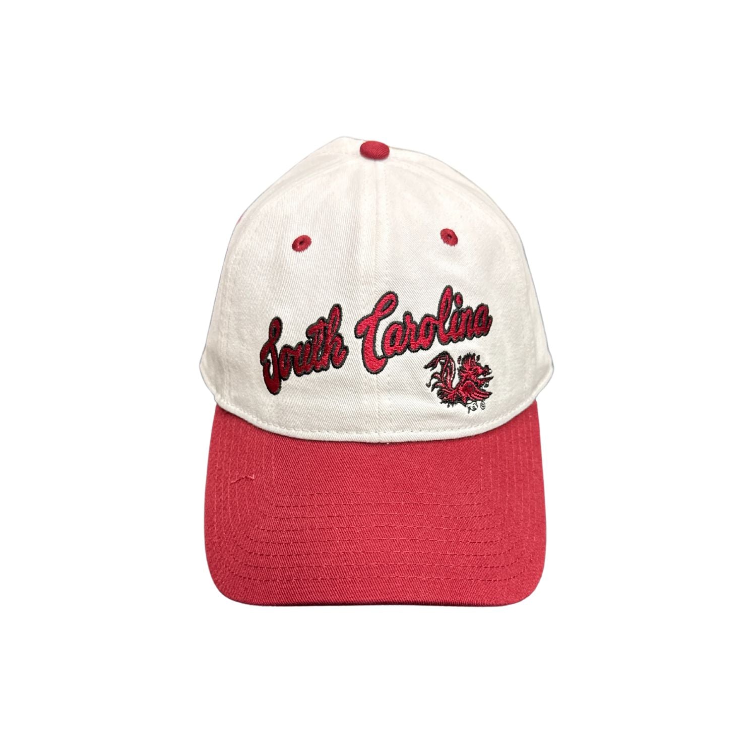 SOUTH CAROLINA GAMECOCKS WHITE AND GARNET SC HAT