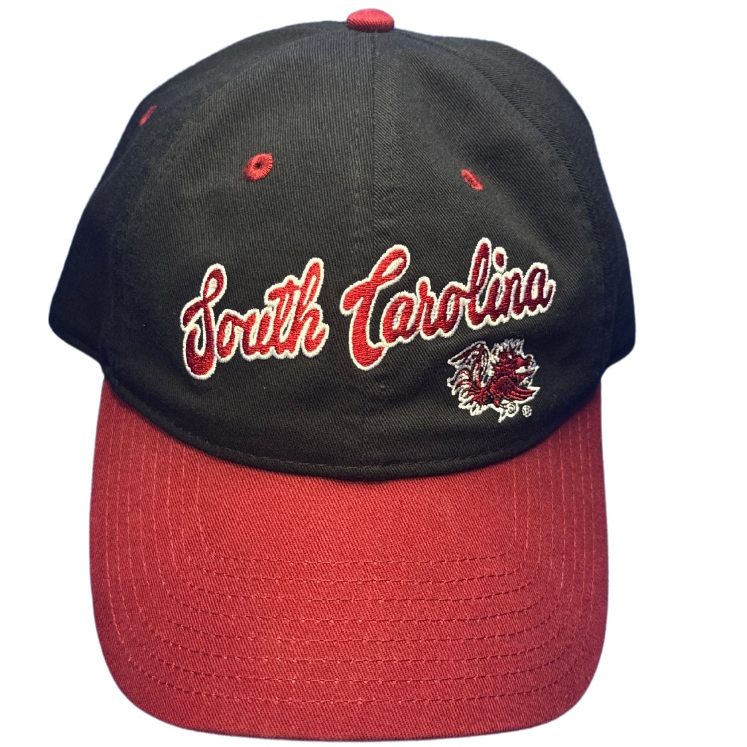 SOUTH CAROLINA GAMECOCKS BLACK AND GARNET SC HAT