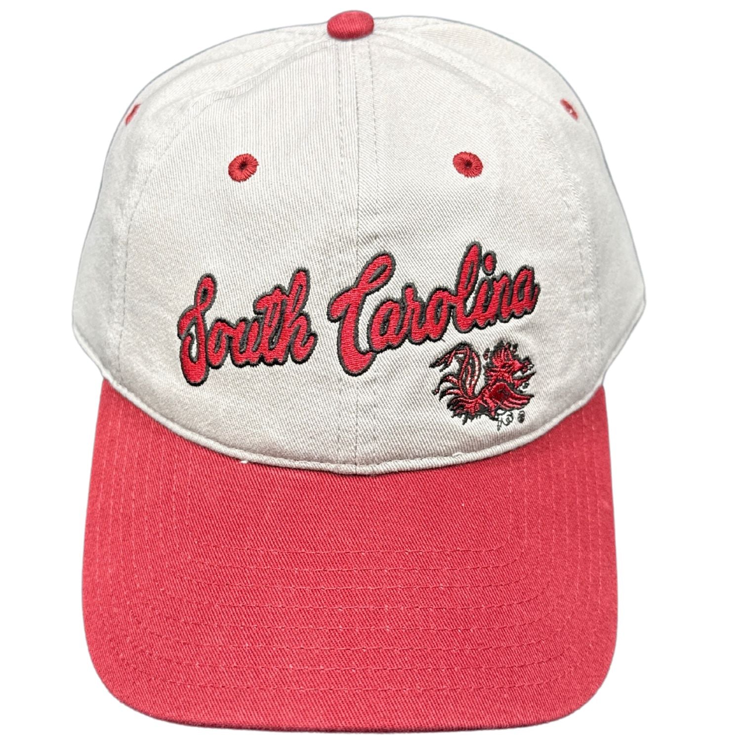 SOUTH CAROLINA GAMECOCKS GRAY AND GARNET SC HAT