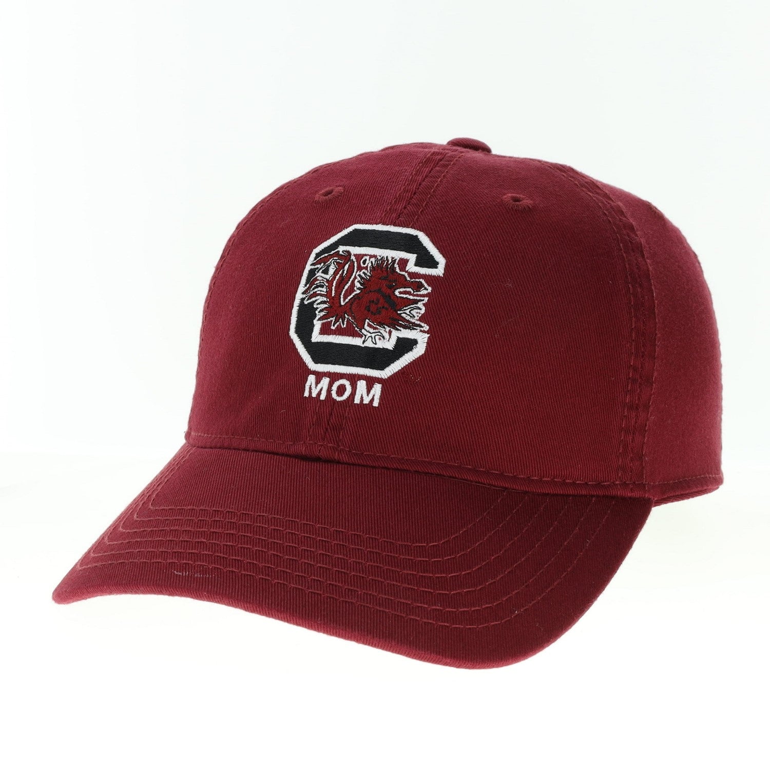 SOUTH CAROLINA GAMECOCKS GARNET BLOCK C MOM HAT