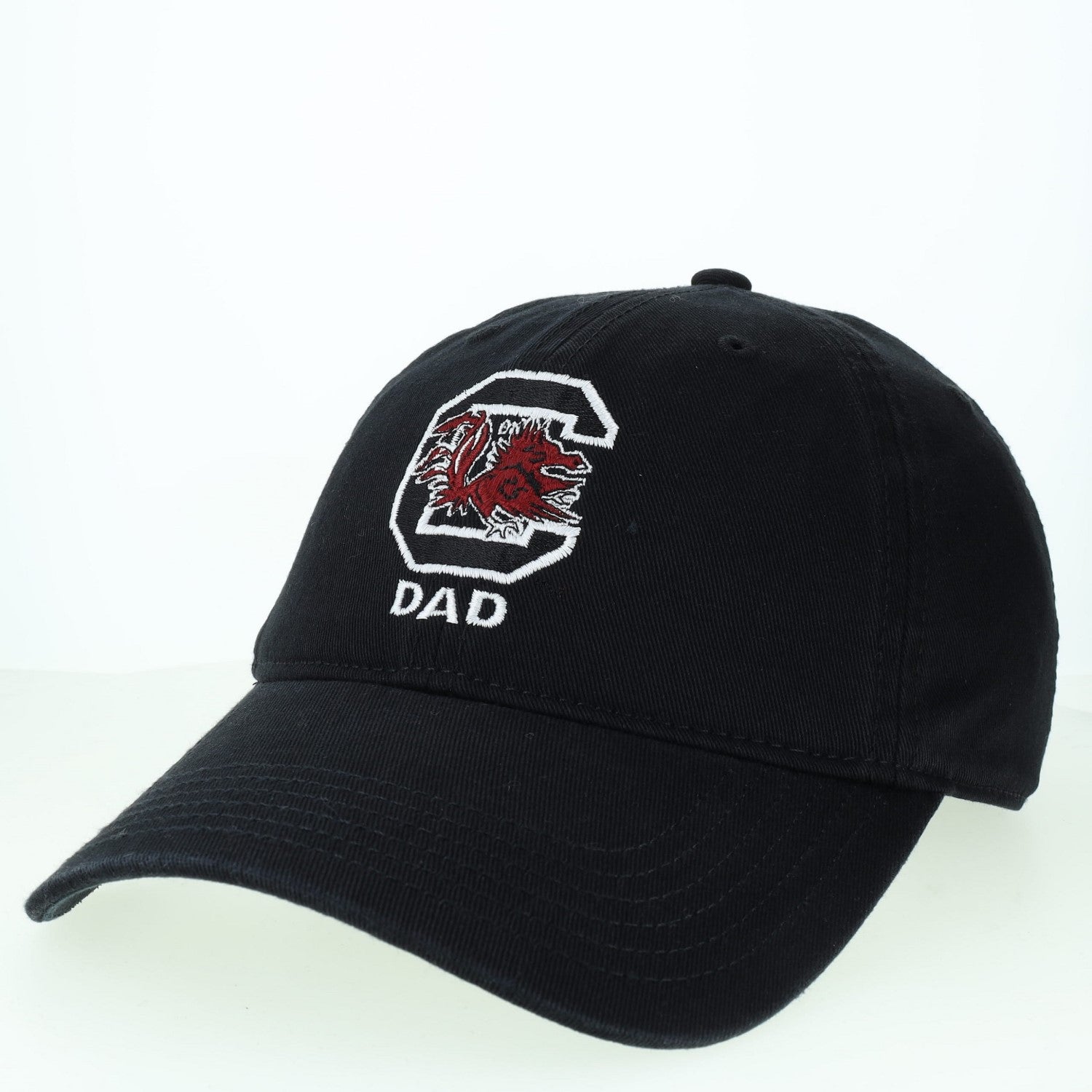 SOUTH CAROLINA GAMECOCKS BLACK BLOCK C DAD HAT