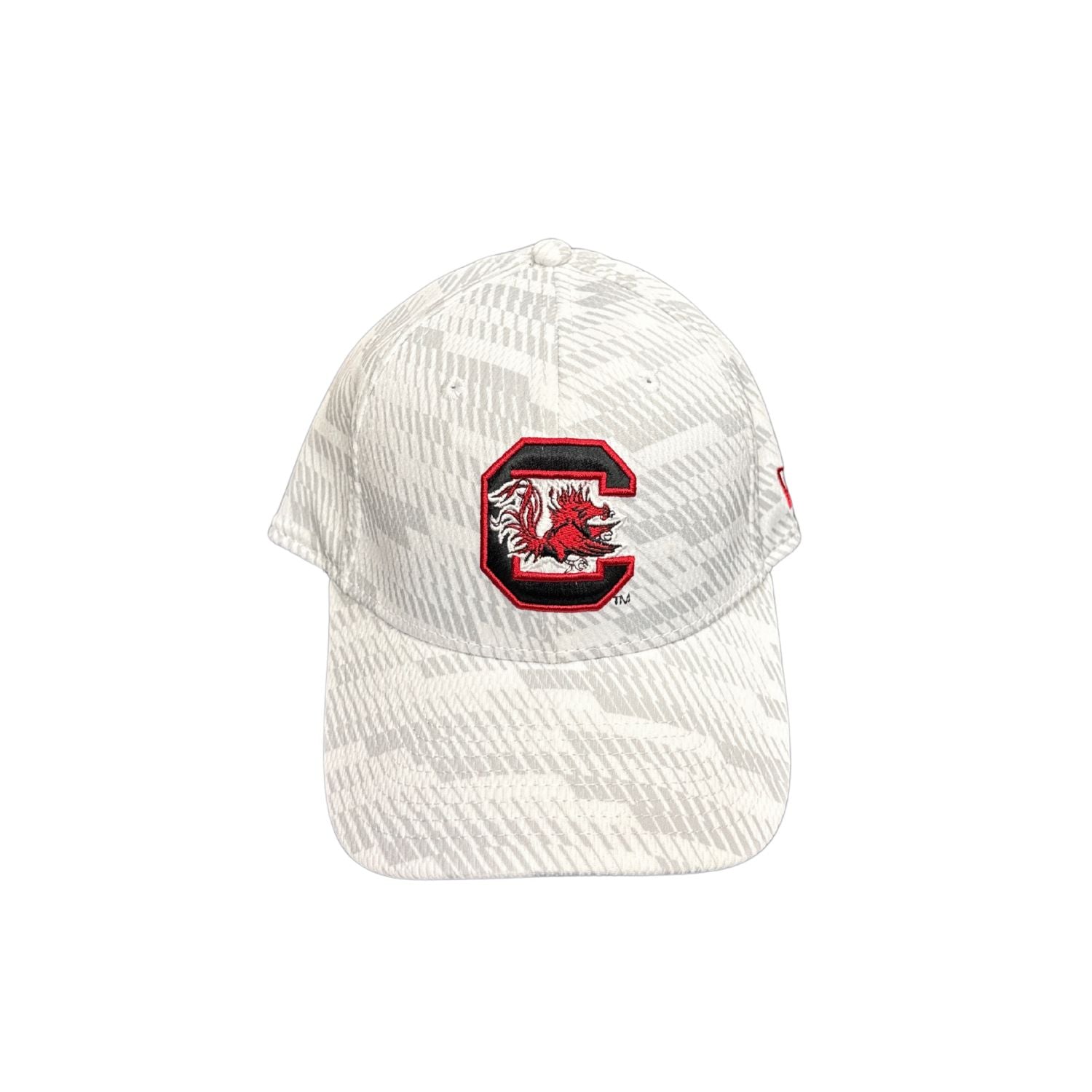SOUTH CAROLINA GAMECOCKS WHITE GRADED C BLOCK S/M HAT
