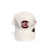SOUTH CAROLINA GAMECOCKS WHITE C BLOCK HAT