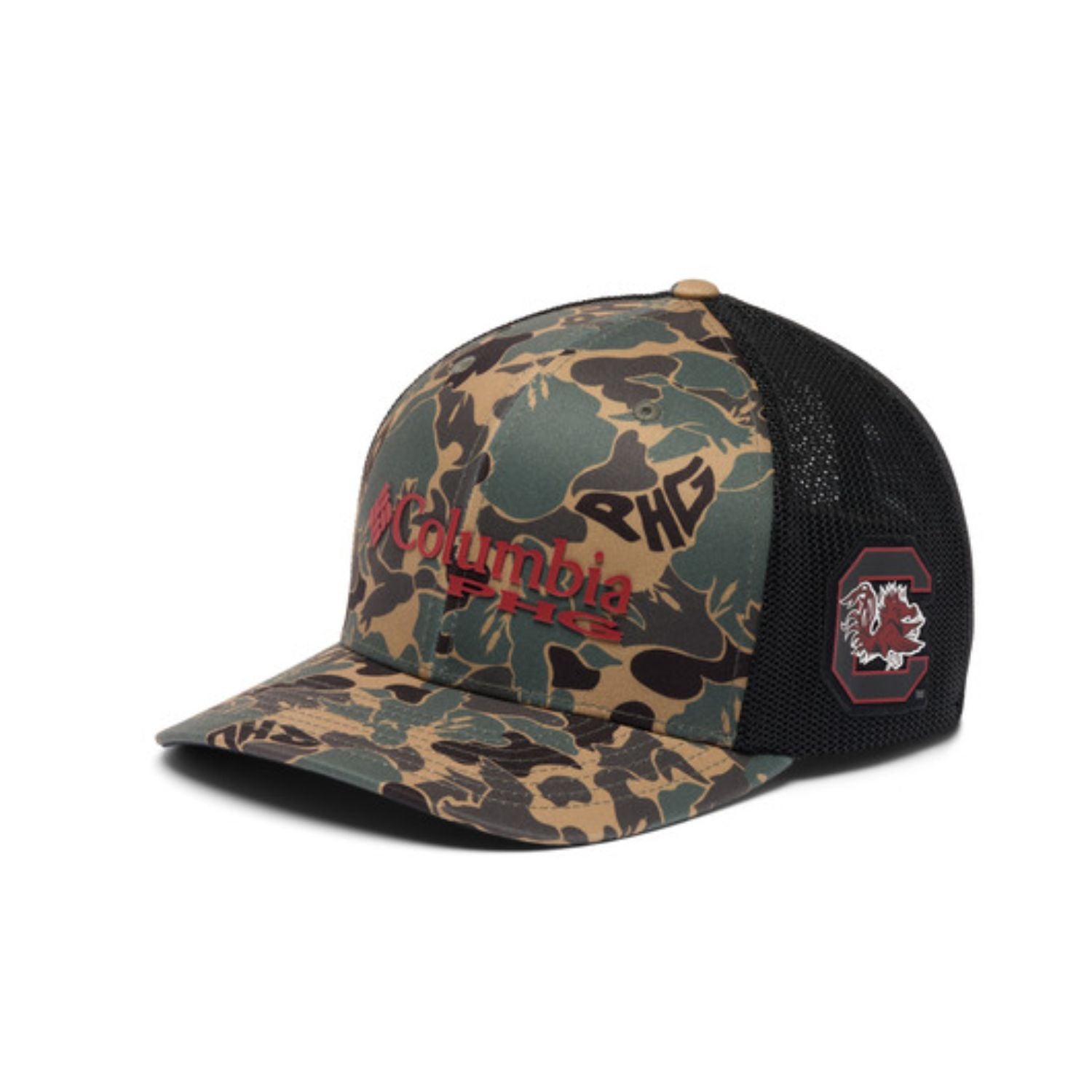 SOUTH CAROLINA GAMECOCKS CAMO S/M COLUMBIA HAT