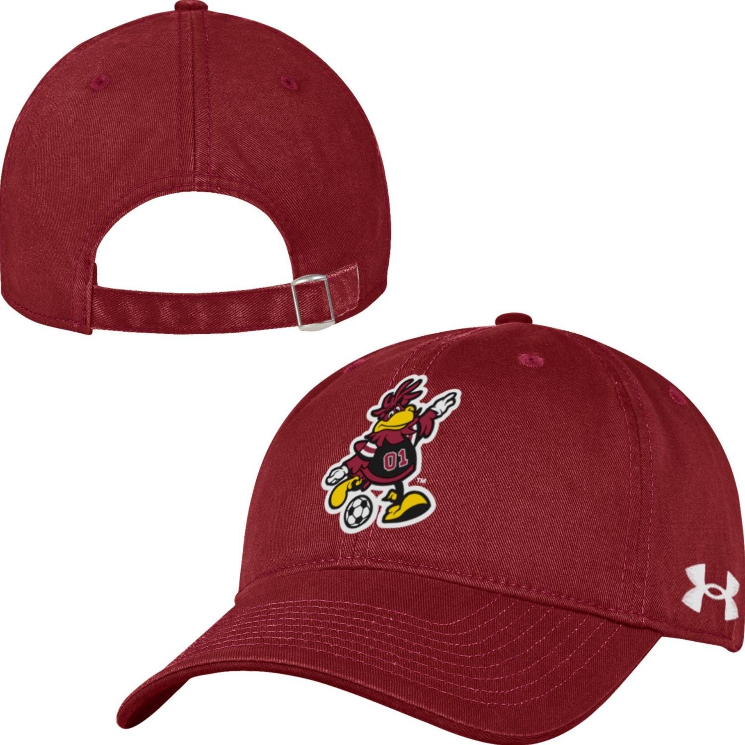 SOUTH CAROLINA GAMECOCKS UA GARNET COCKY SOCCER HAT