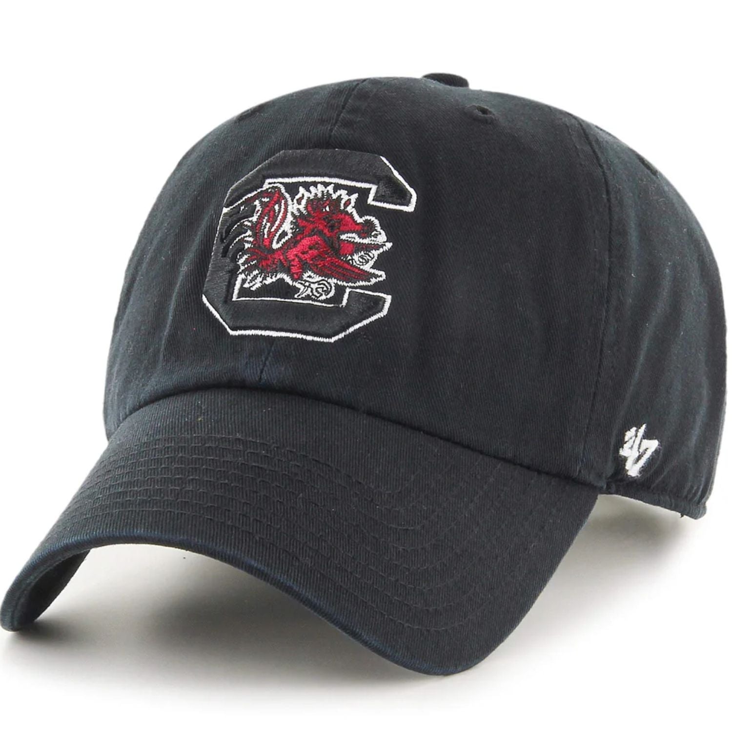 SOUTH CAROLINA GAMECOCKS BLACK C BLOCK HAT