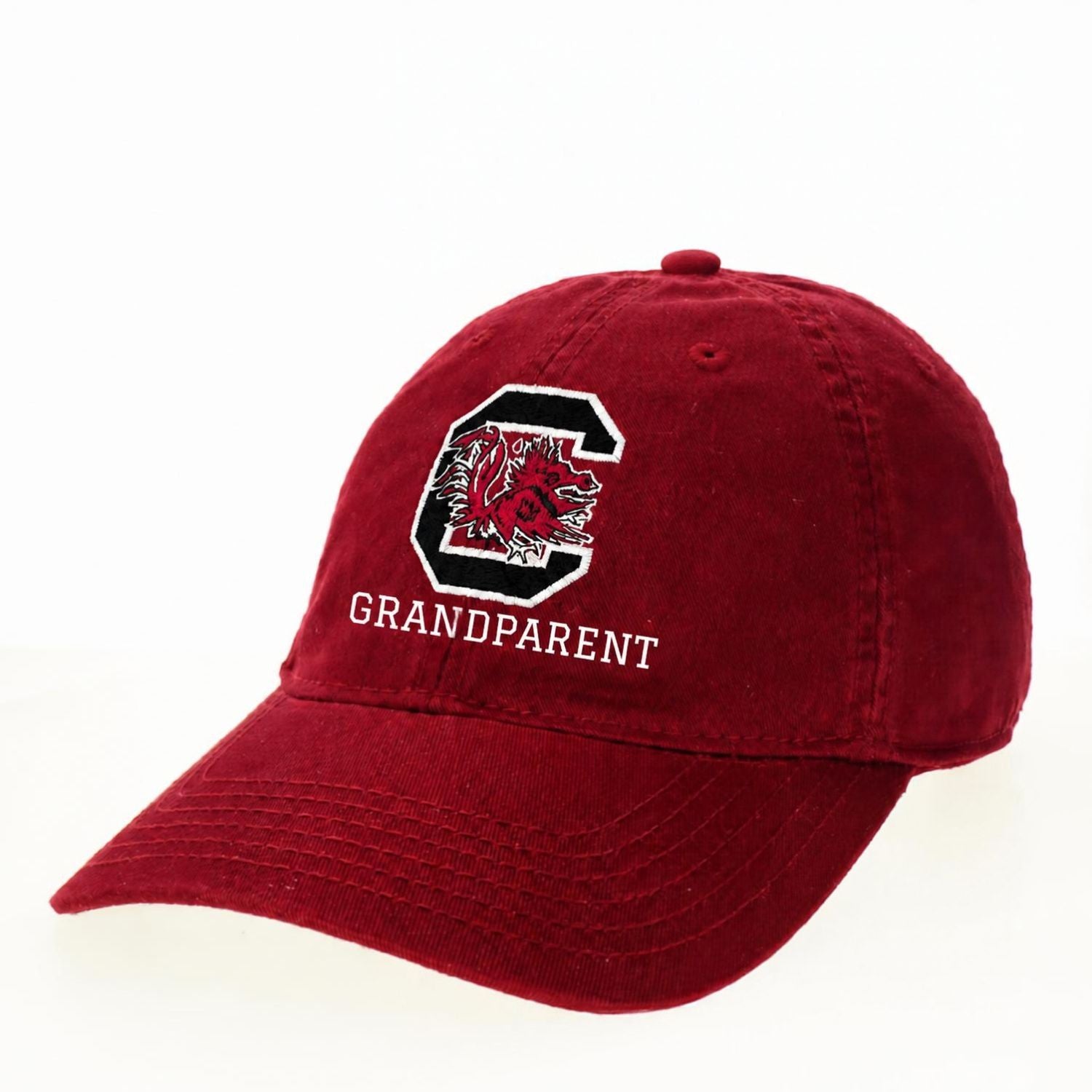 SOUTH CAROLINA GAMECOCKS GARNET BLOCK C GRANDPARENT HAT