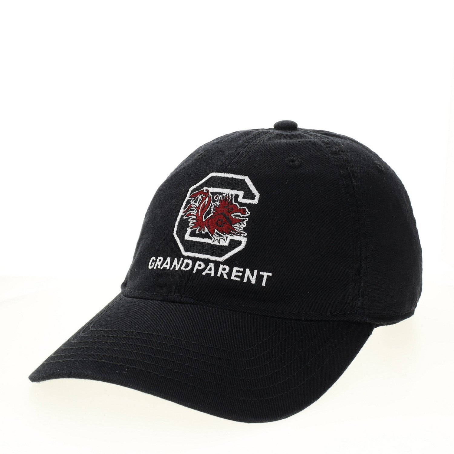 SOUTH CAROLINA GAMECOCKS BLACK BLOCK C GRANDPARENT HAT