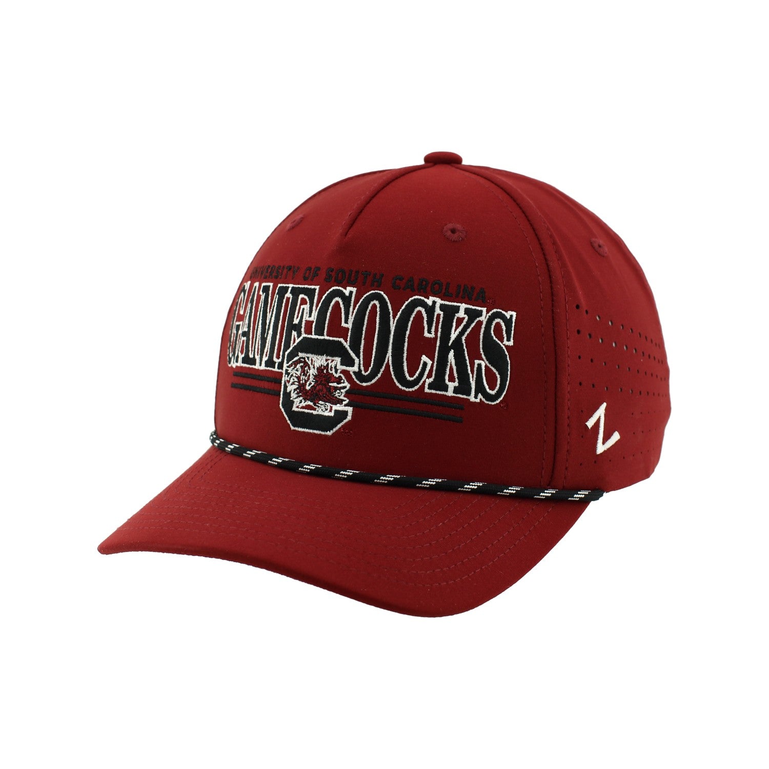 SOUTH CAROLINA GAMECOCKS GARNET BIRDIE ROPE HAT