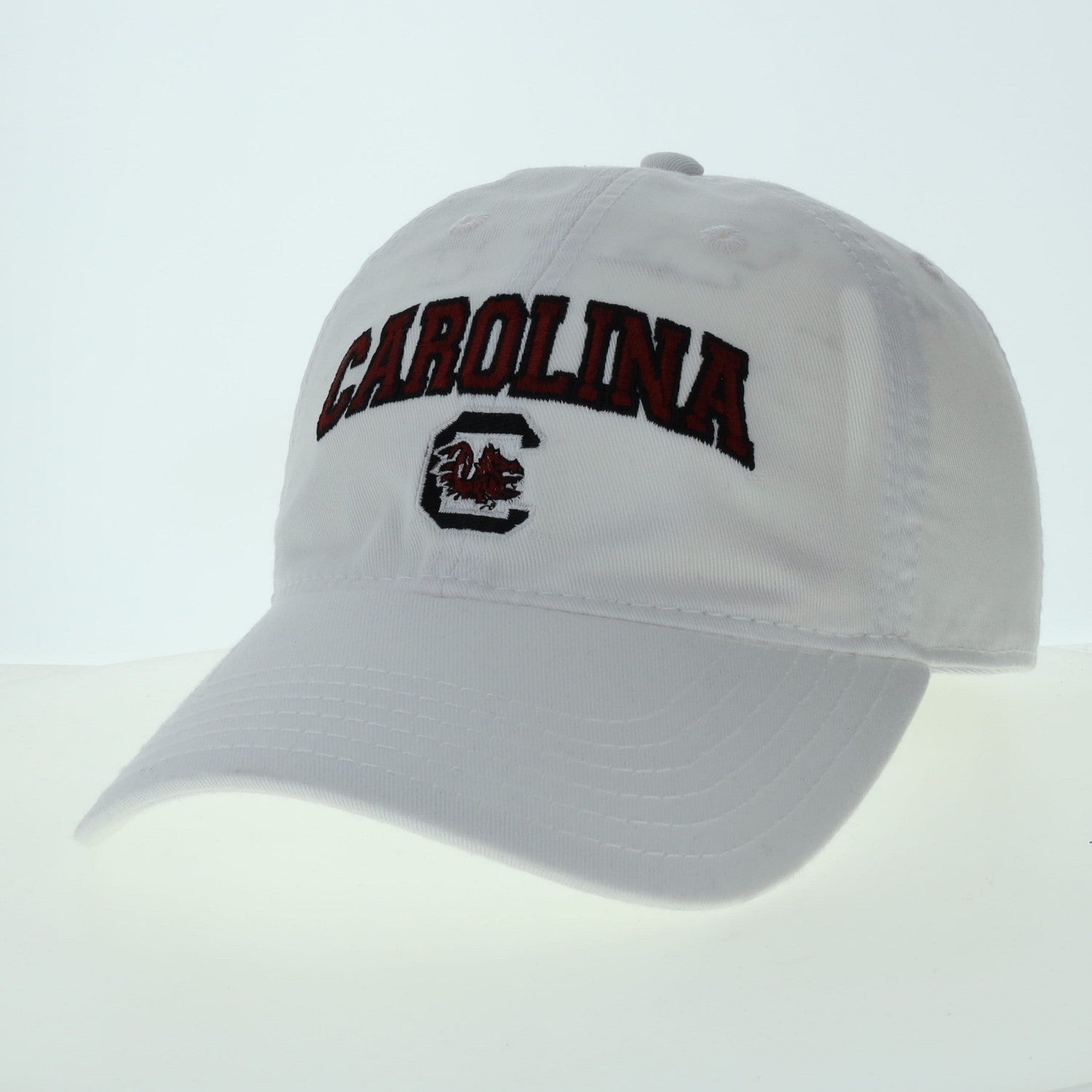 SOUTH CAROLINA GAMECOCKS WHITE ARCH CAROLINA BLOCK C HAT