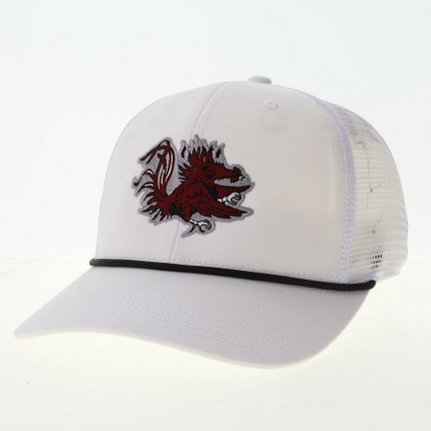 SOUTH CAROLINA GAMECOCKS WHITE GAMECOCK ROPE HAT