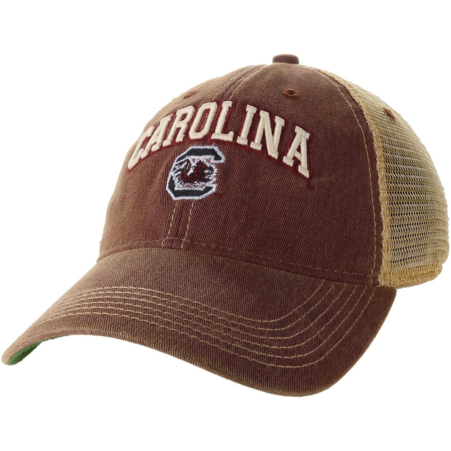SOUTH CAROLINA GAMECOCKS GARNET ARCH CAROLINA BLOCK C TRUCKER