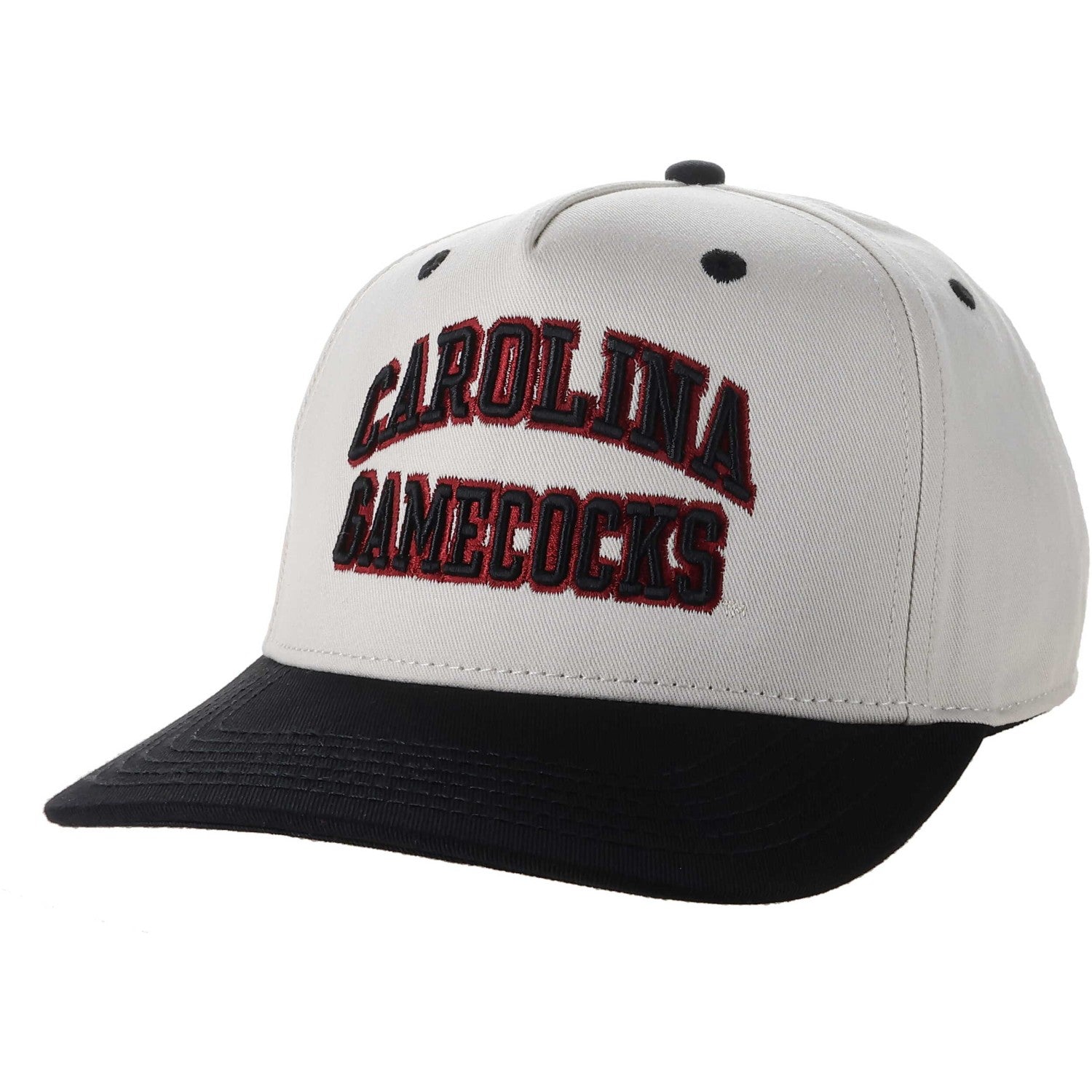 SOUTH CAROLINA GAMECOCKS STONE AND BLACK ARCH CAROLINA GAMECOCKS HAT