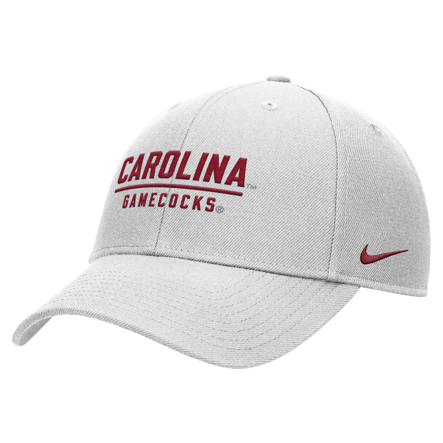 SOUTH CAROLINA GAMECOCKS WHITE CAROLINA GAMECOCKS NIKE RISE HAT