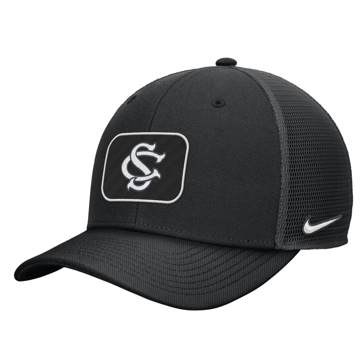SOUTH CAROLINA GAMECOCKS BLACK SC PATCH NIKE TRUCKER