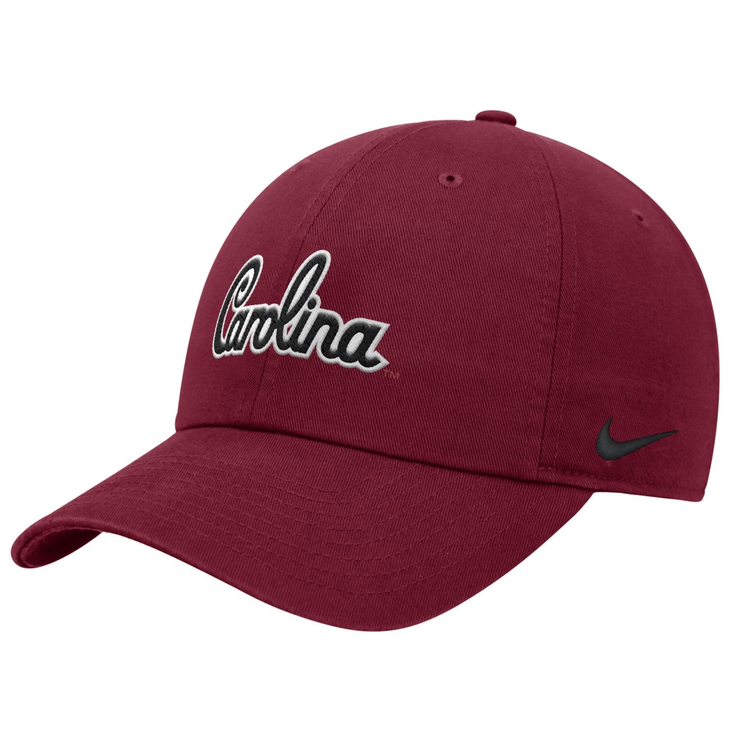 SOUTH CAROLINA GAMECOCKS GARNET SCRIPT CAROLINA NIKE CLUB HAT