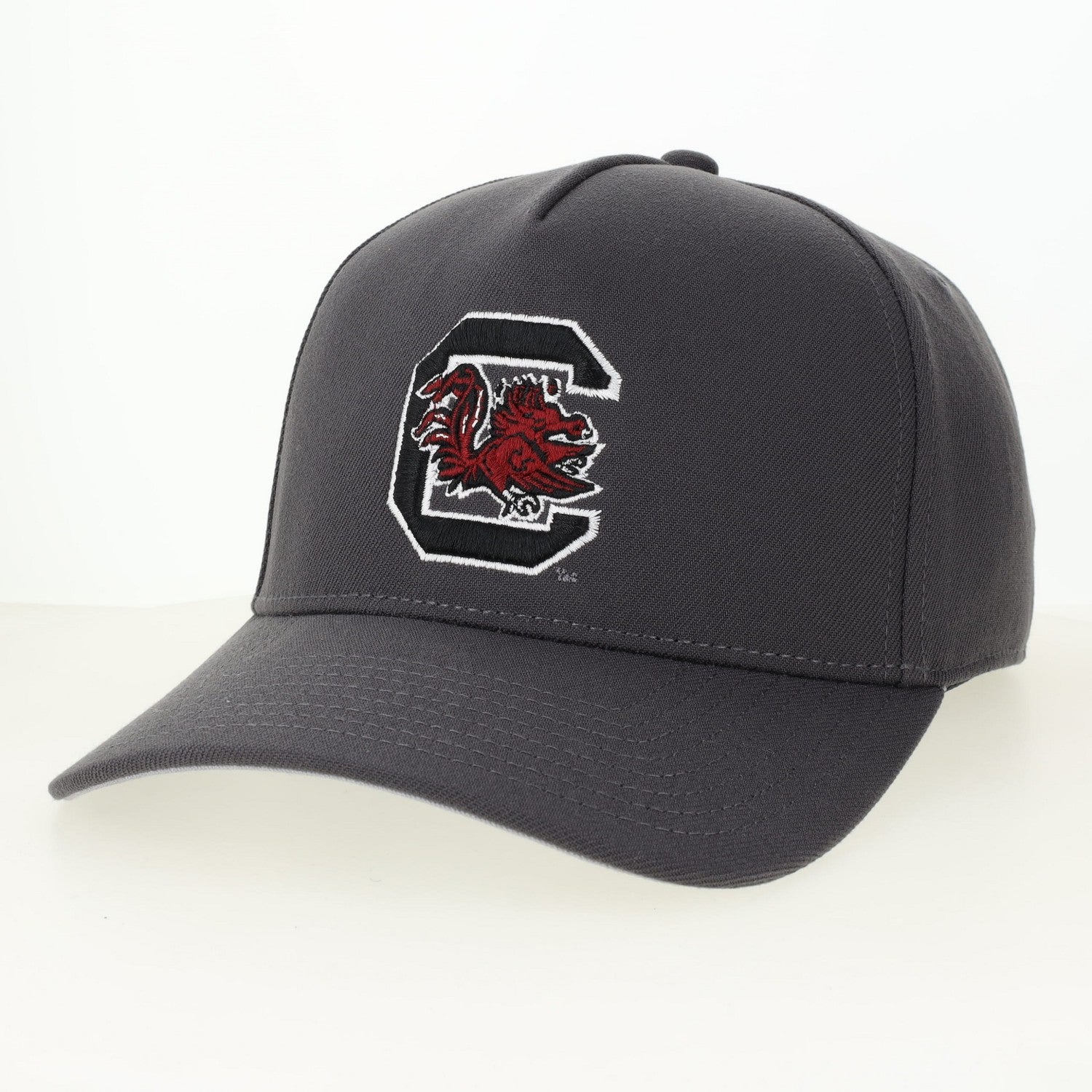 SOUTH CAROLINA GAMECOCKS DARK GRAY BLOCK C COACH HAT