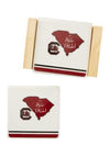 South Carolina Striped Coaster 4-piece Set