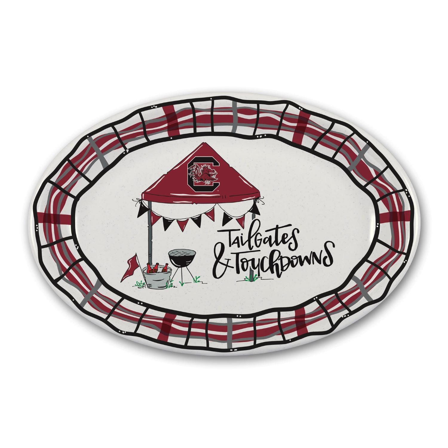 South Carolina 18x12 Barbaque Oval Platter