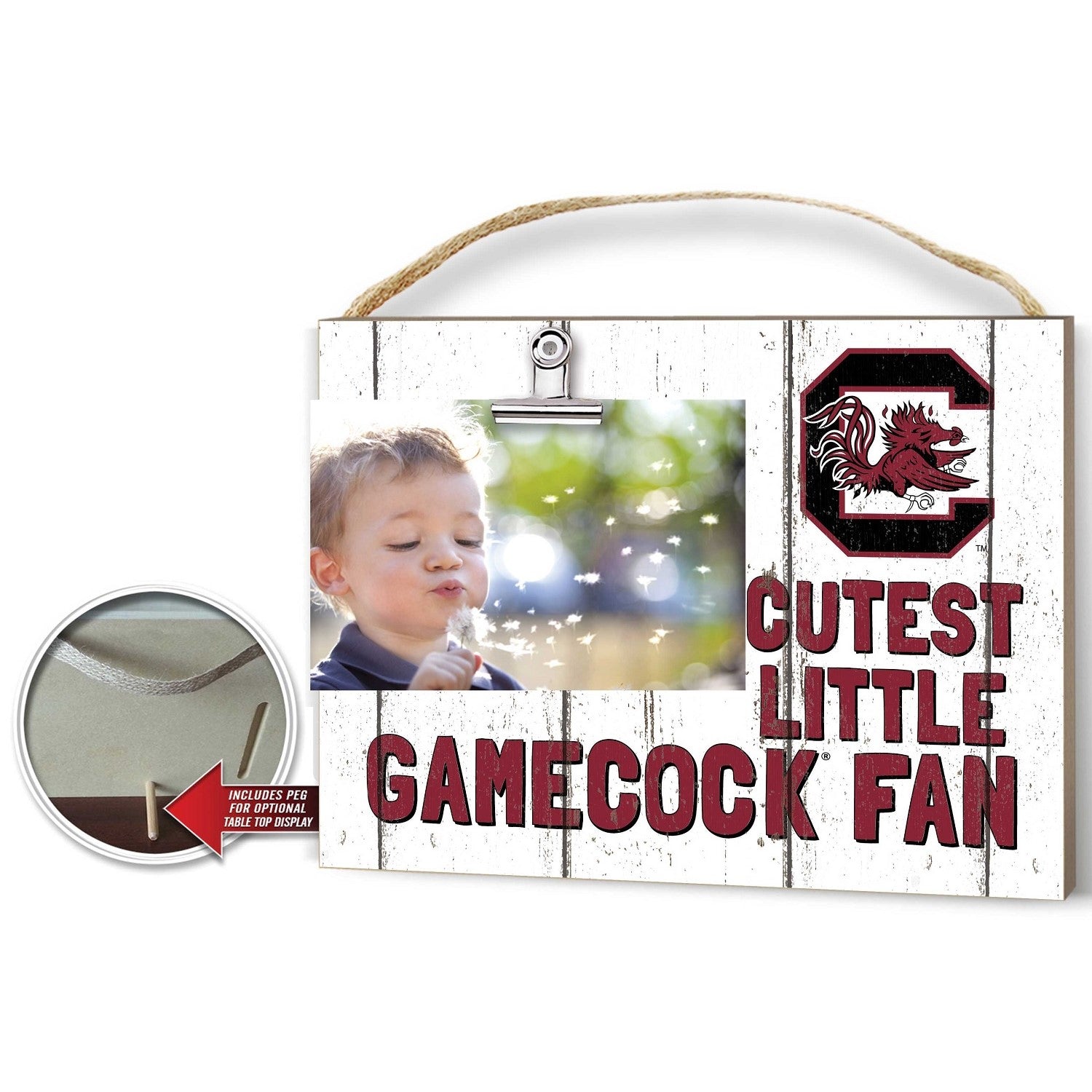 10X8 SOUTH CAROLINA CUTEST LITTLE GAMECOCK CLIP IT FRAME