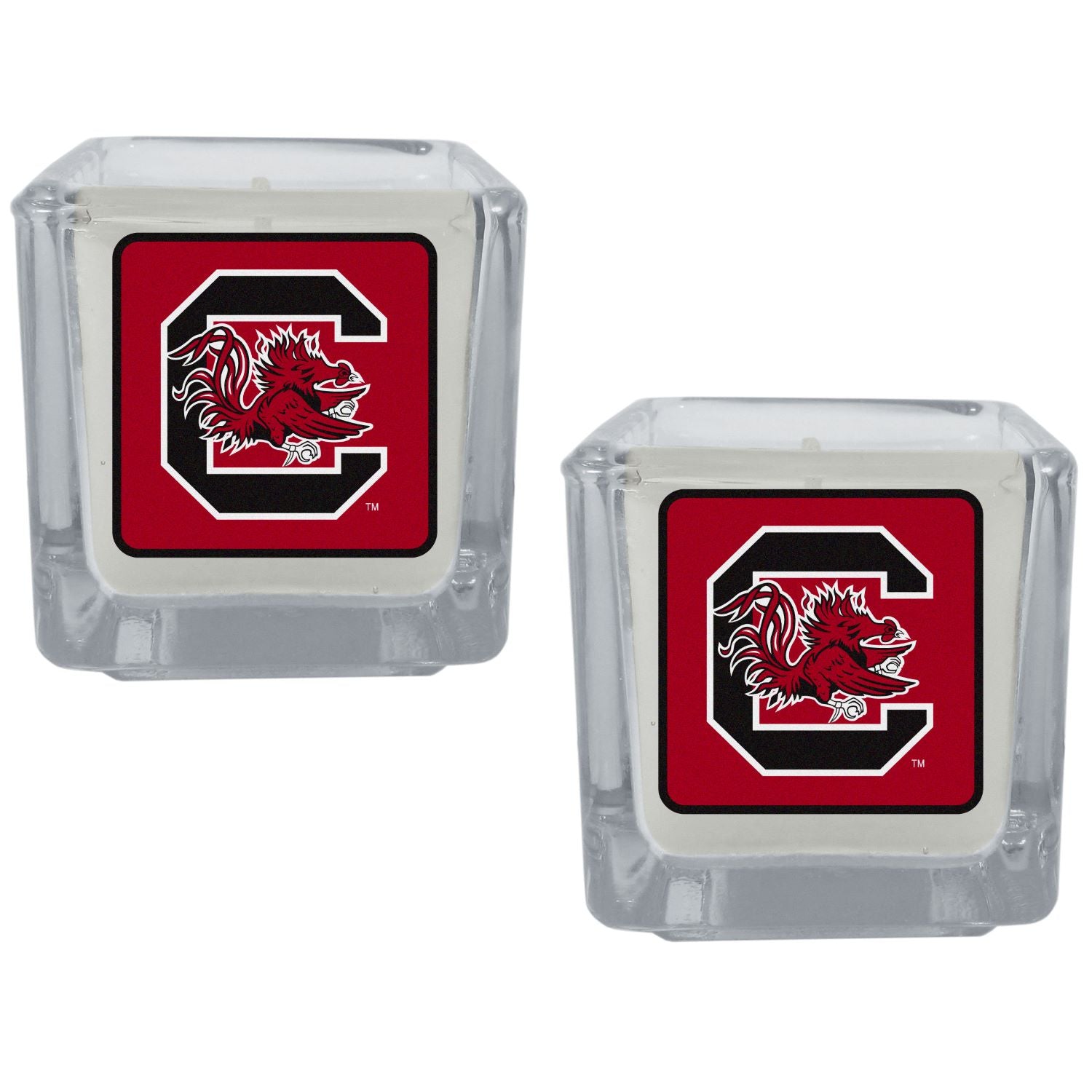 SOUTH CAROLINA GAMECOCKS PRINT 2 PACK CANDLE