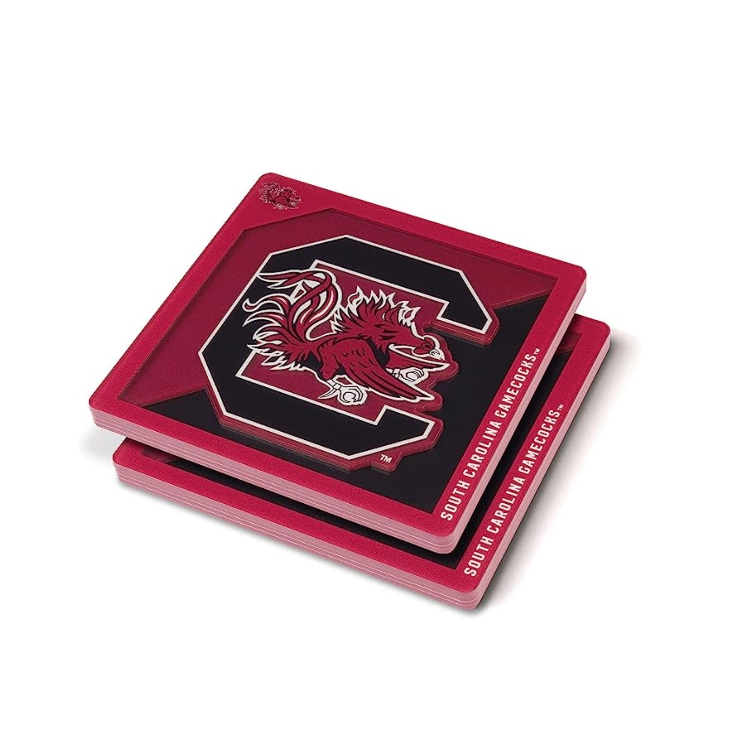 SOUTH CAROLINA GAMECOCKS 3D LOGO SERIES COASTERS