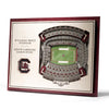 SOUTH CAROLINA GAMECOCKS 5 LAYER STADIUM VIEW WALL ART