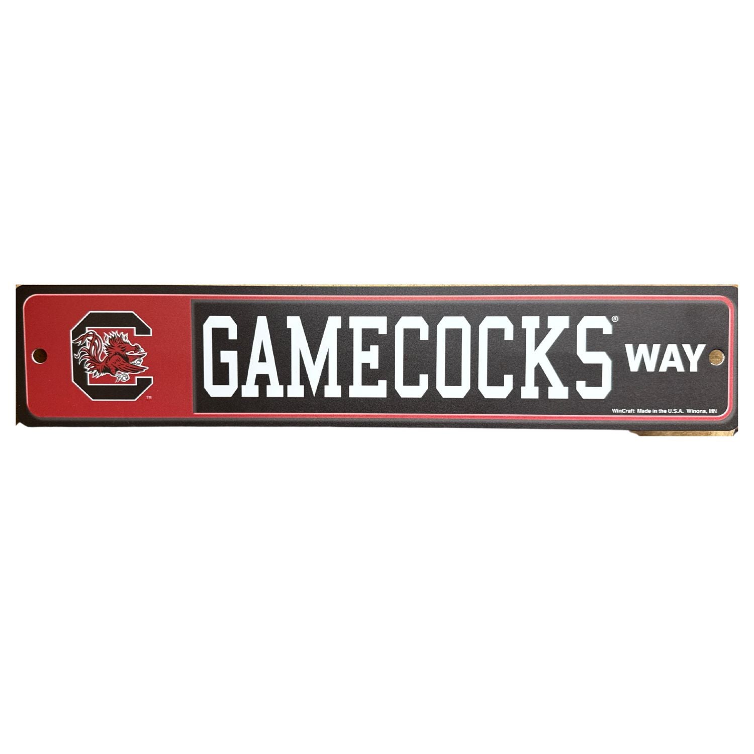 SOUTH CAROLINA GAMECOCKS BLACK/GARNET GAMECOCKS WAY SIGN