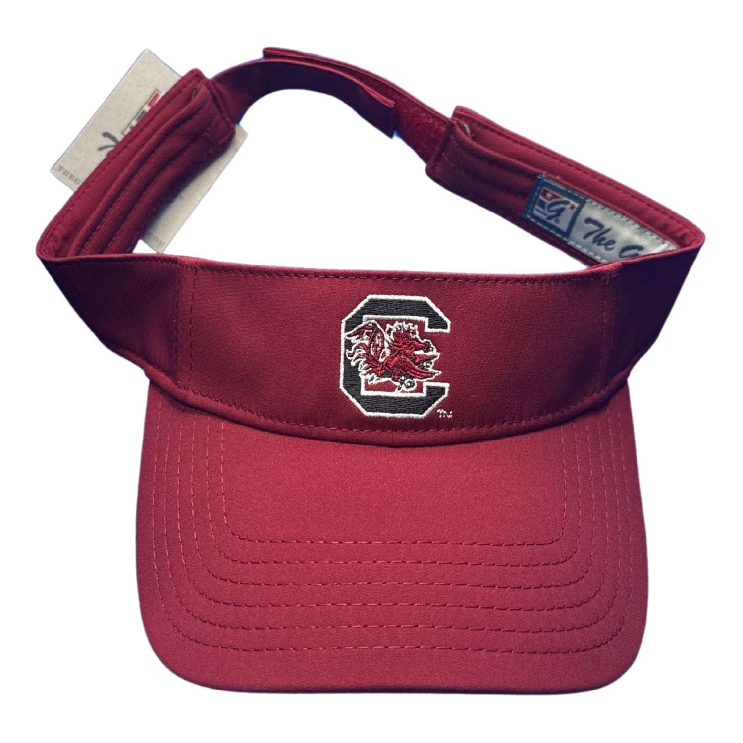 SOUTH CAROLINA GAMECOCKS GARNET C BLOCK VISOR
