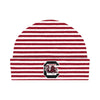 SOUTH CAROLINA GAMECOCKS GARNET AND WHITE STRIPE KNIT CAP