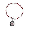 SOUTH CAROLINA GARNET CRYSTAL BLOCK C BRACELET