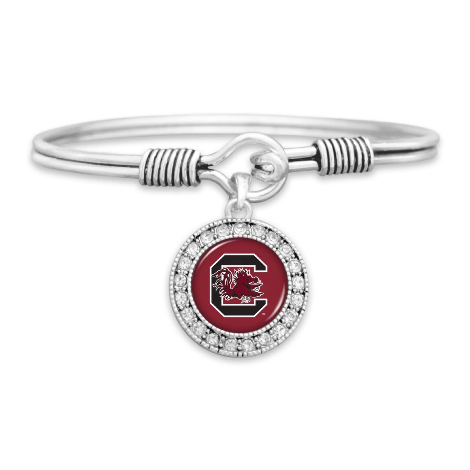 SOUTH CAROLINA KENZIE SILVER TONE BRACELET