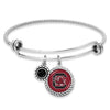 SOUTH CAROLINA SILVER TONE OLIVIA TWISTED WIRE BRACELET