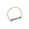 SOUTH CAROLINA GAMECOCKS CURSIVE GOLD TONE BRACELET