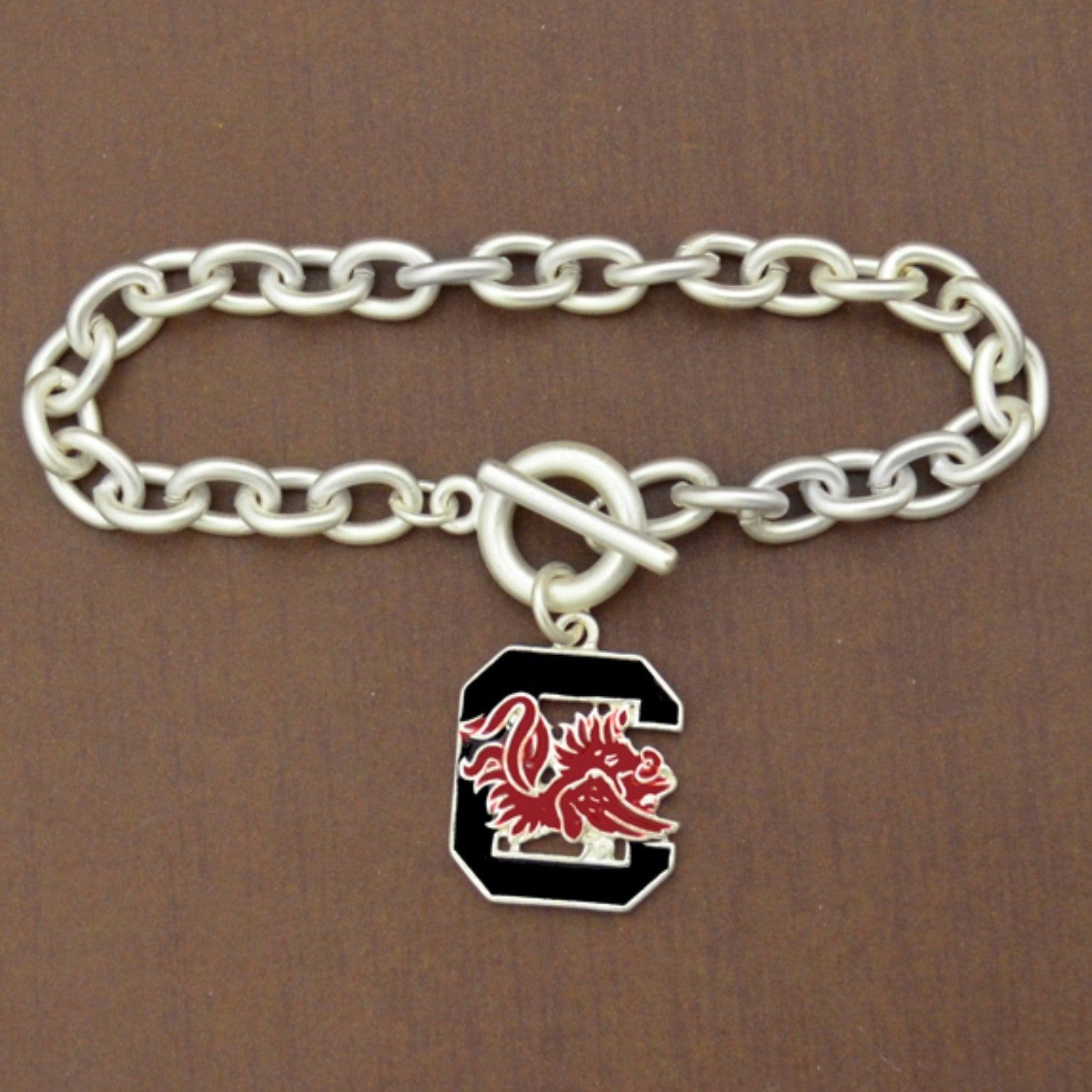 SOUTH CAROLINA GAMECOCKS FAN-TASTIC BLOCK C BRACELET